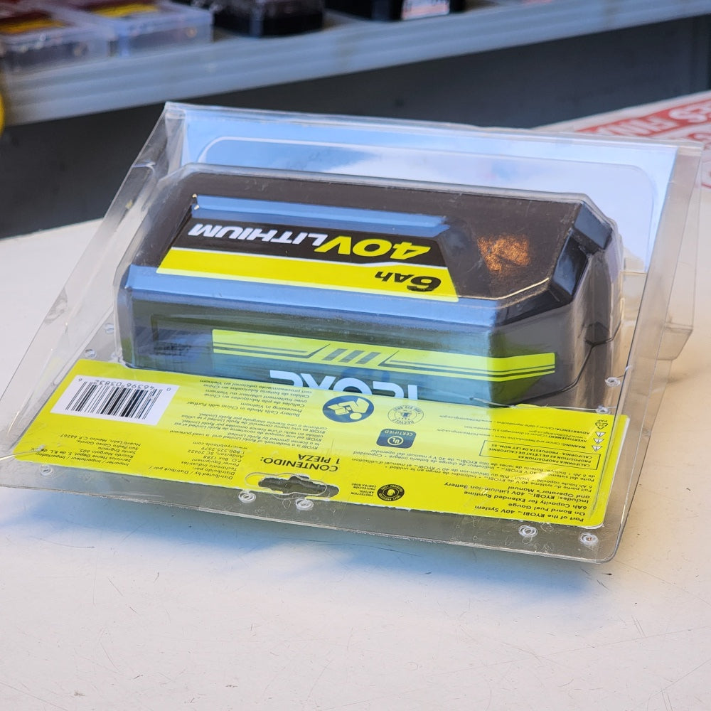 40V Lithium-ion 6.0Ah High Capacity Battery 40V Lithium-ion 6.0Ah High Capacity Battery